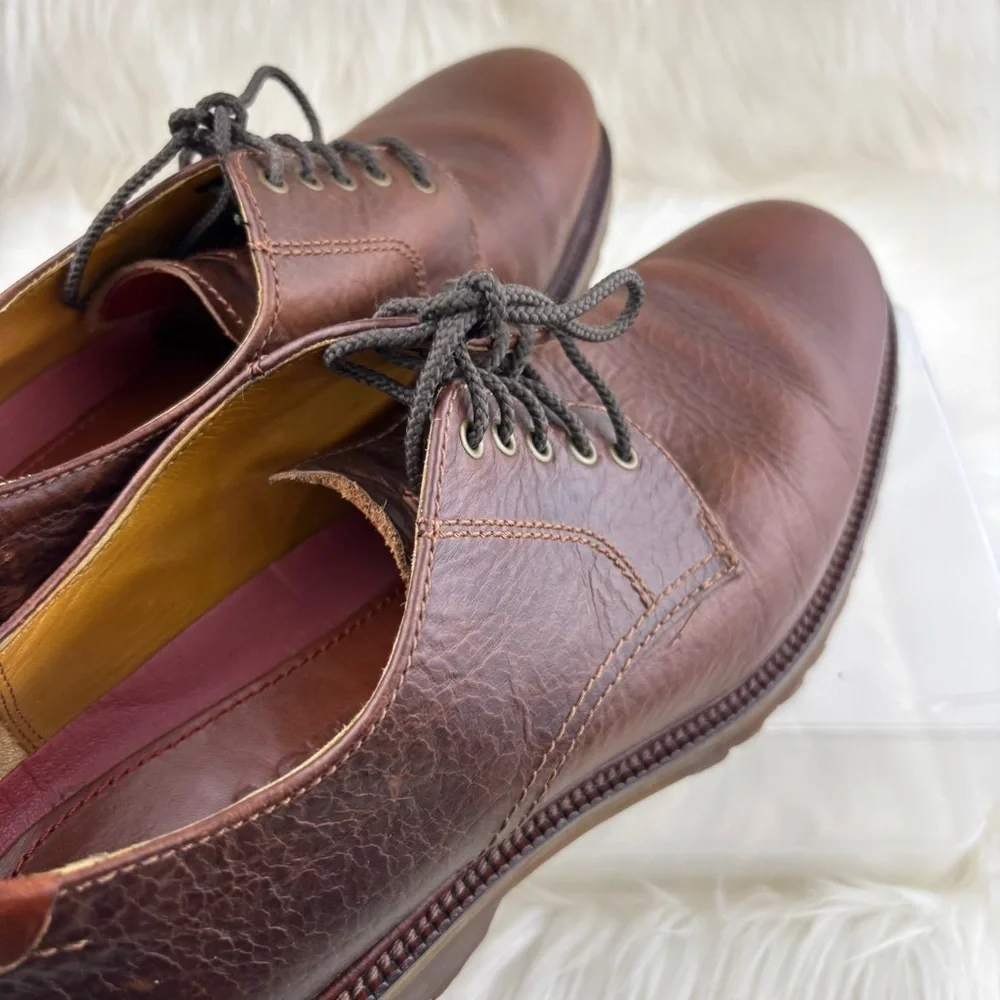 TRASK BISON LEATHERS CASUAL MAN SHOES Size 9.5